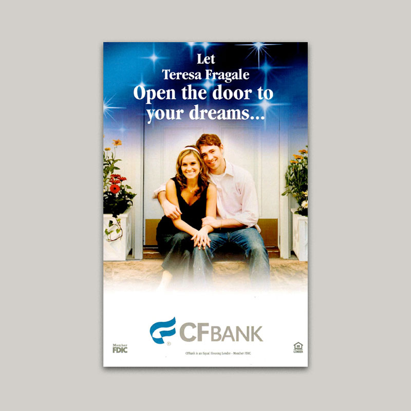 Brochure design for CF Bank.