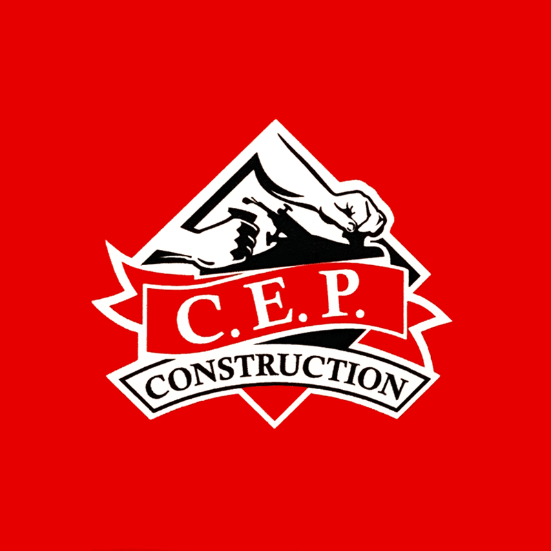 Logo design for C. E. P. Construction.
